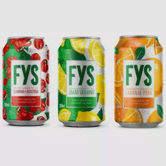 Refrigerante FYS lata 350ml