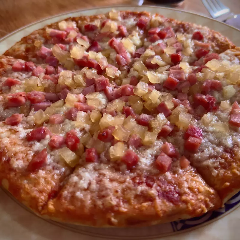 Hawaiana c/ Queso Gouda