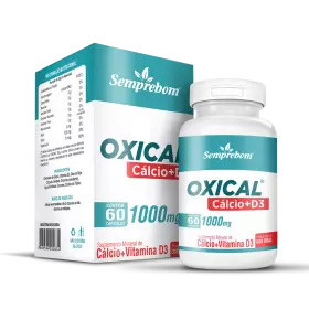 Oxical Cálcio + D3 60 cápsulas - 1000mg