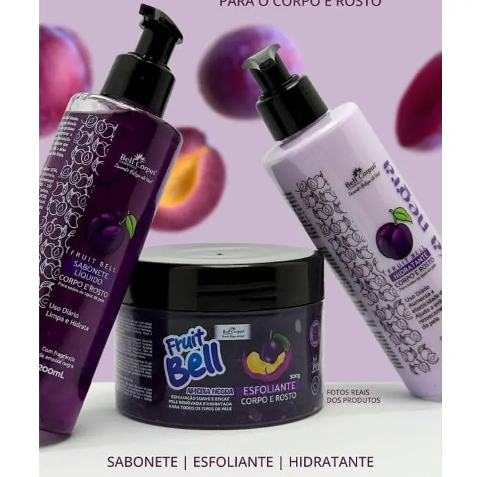 KIT CORPO E ROSTO AMEIXA NEGRA