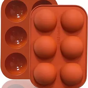 Molde de silicon esferas 6 cavidades