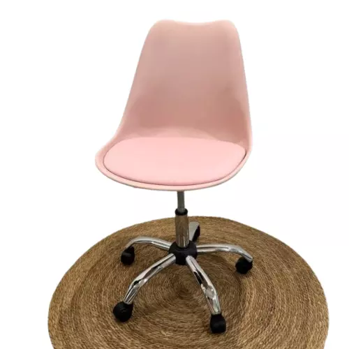 Silla Giratoria Tulip Rosa