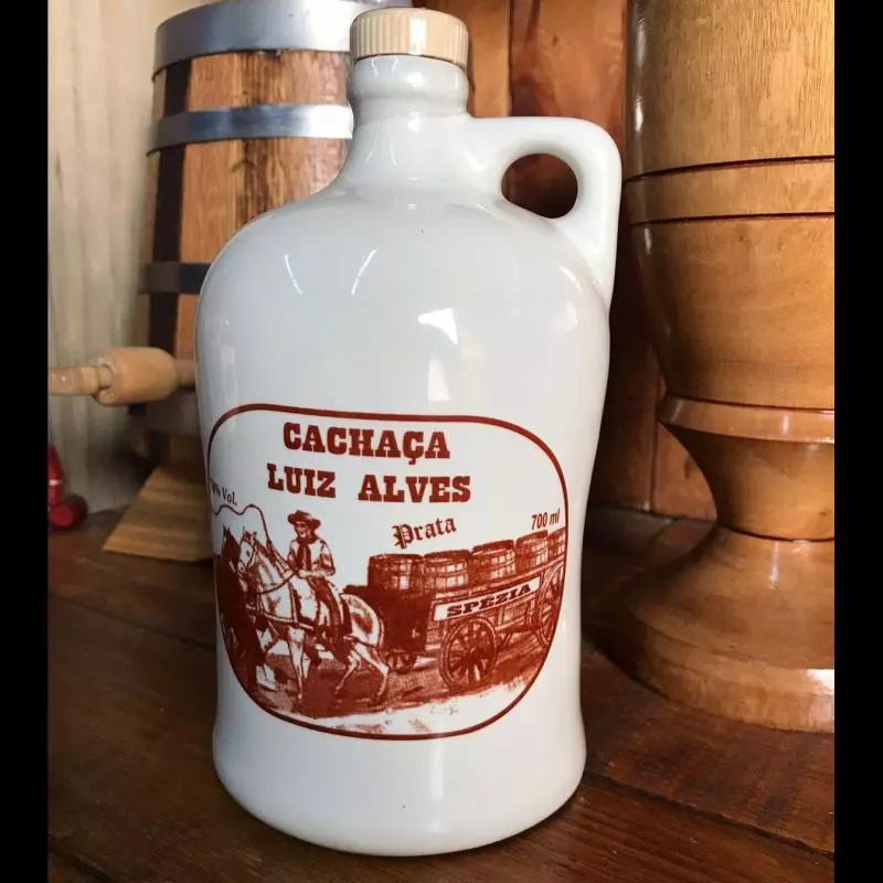 Cachaça Luiz Alves - PRATA Porcelana 900ml