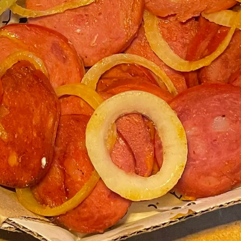 Calabresa com cebola - 300gr