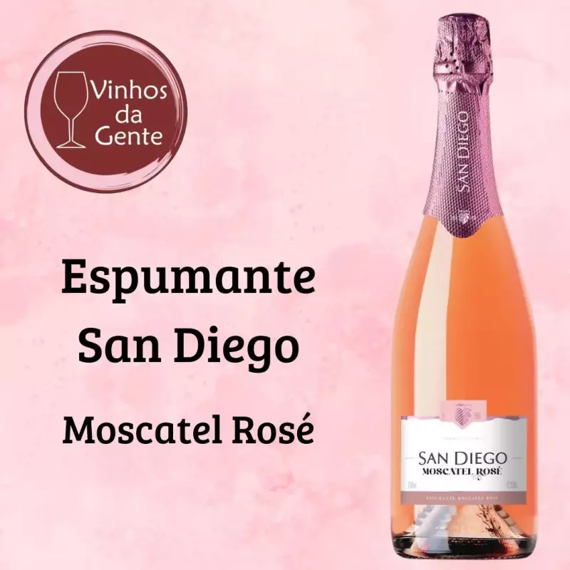 Espumante Moscatel Rosé SAN DIEGO