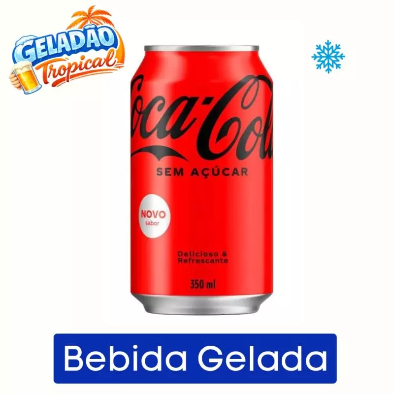 Coca-cola ZERO AÇÚCAR LT