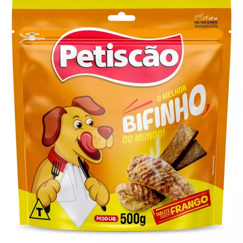 PETISCÃO BIFINHO FRANGO 500 G (341)