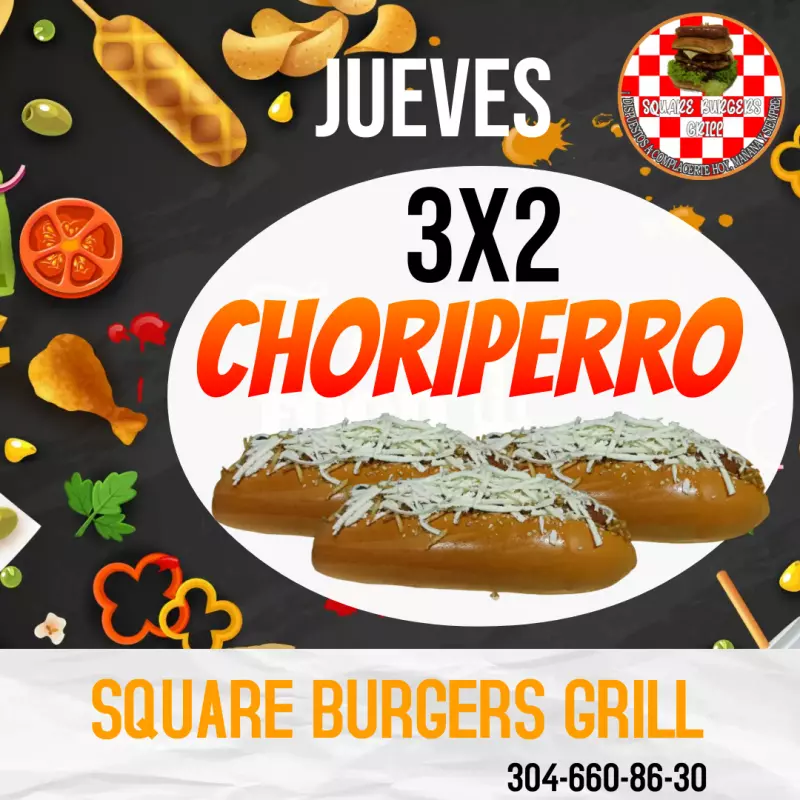 JUEVES 3x2 CHORIPERROS