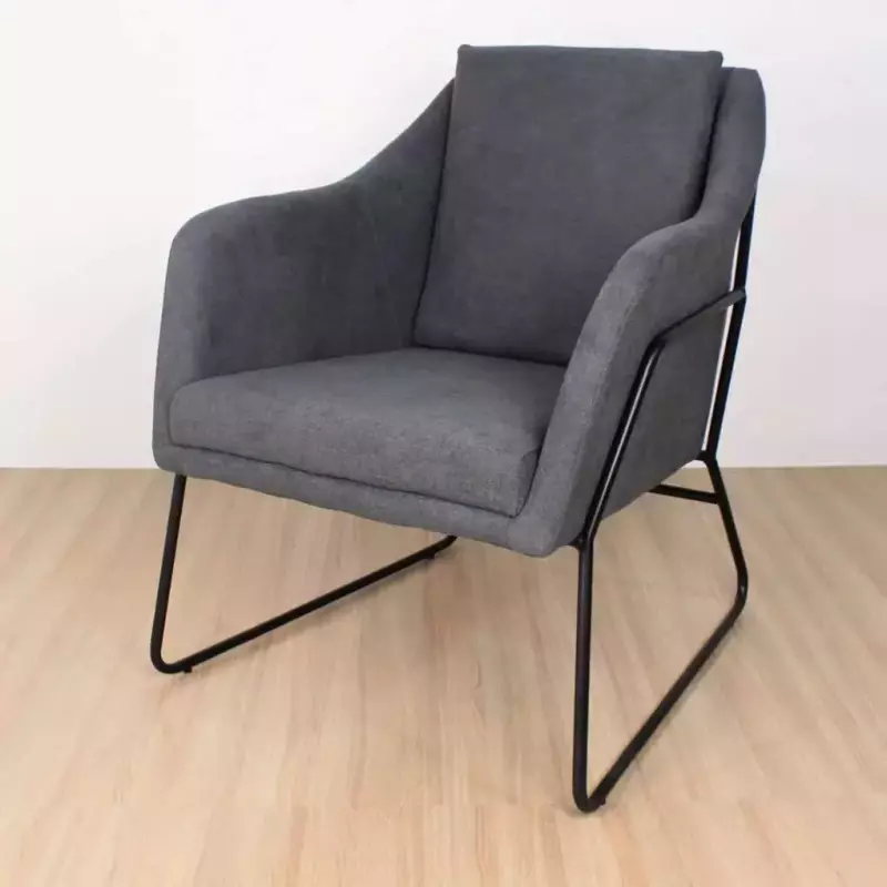 Sillón Montana Chenille Gris Oscuro