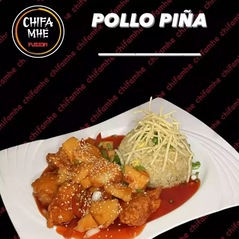 POLLO PIÑA + SU CHAUFA
