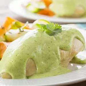 17 Junio - Pollo en crema cilantro