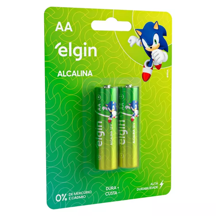PILHA ELGIN ALCALINA AA C/2UNI
