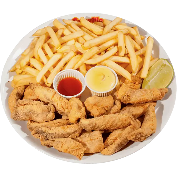 TILÁPIA COM FRITAS