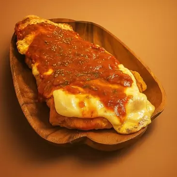 MIlanesa napolitana con fritas