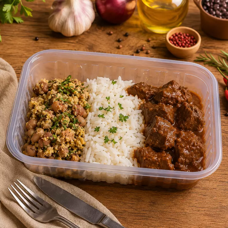 Carne de Panela c/ Feijão Tropeiro