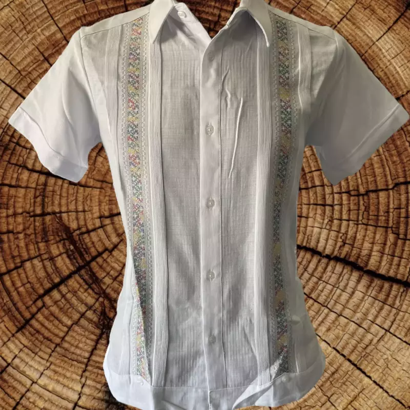 Multicolor manga corta