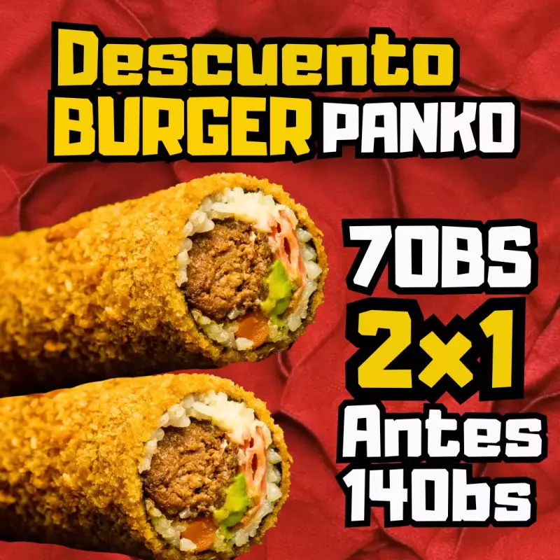 *PROMO* 2X70 BURGER CALIFORNIA