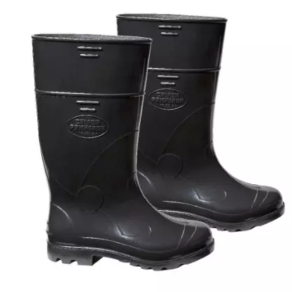 Bota Pega Forte Preta Cano Longo