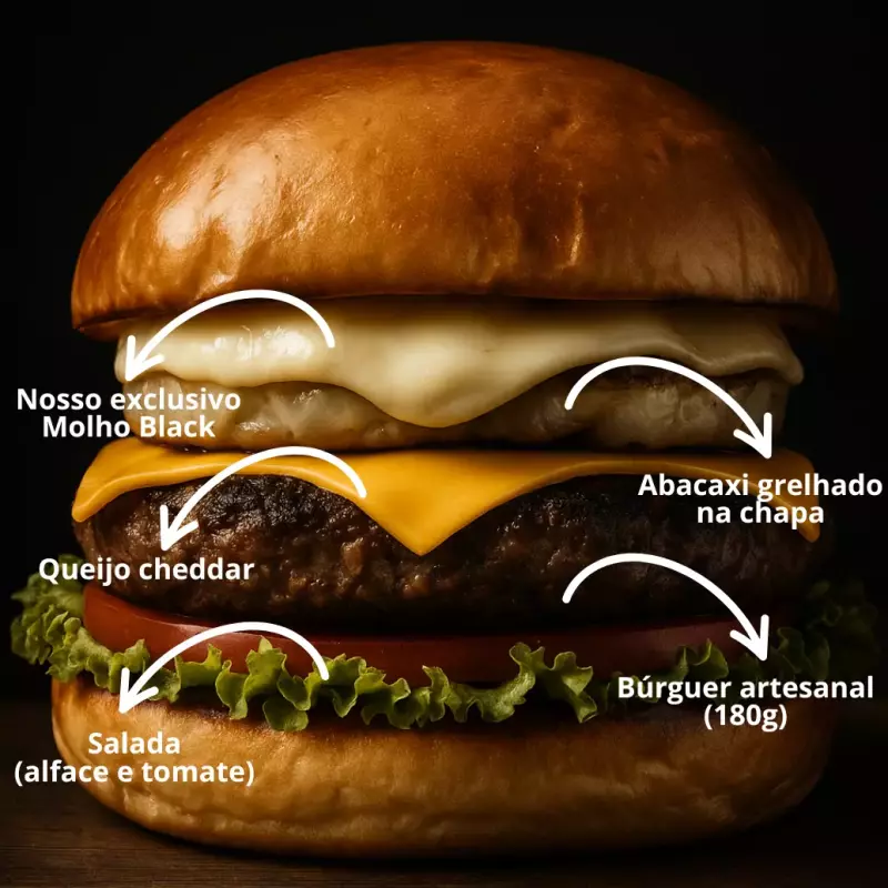 Nº 42 - Tropical Black 🍔🏖