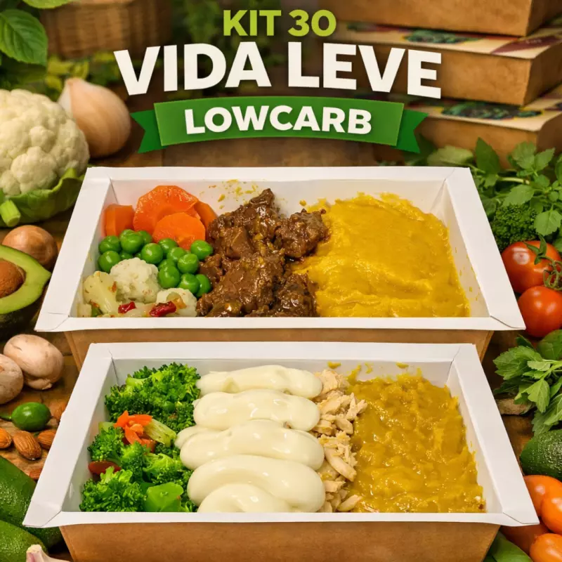 KIT 30 VIDA LEVE LOWCARB