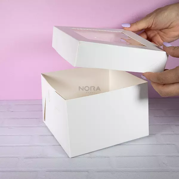 Caja con visor 15x15x10