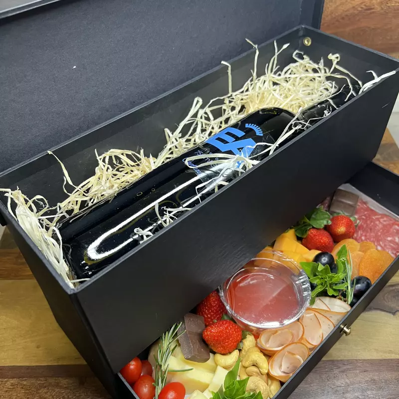 Box cheese wine c/ gaveta