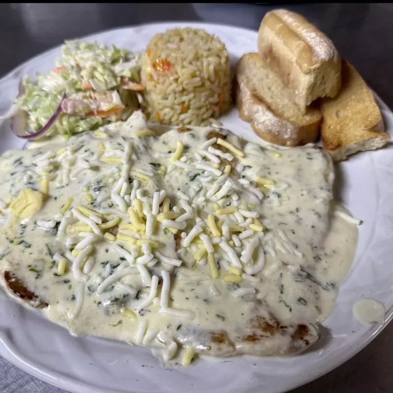FILETE EN CREMA DE CILANTRO