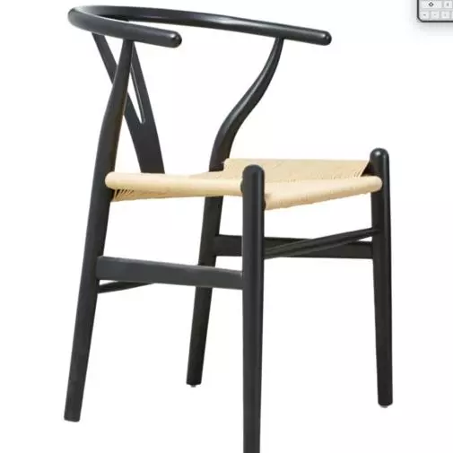 Silla Wishbone madera maciza NA/NE