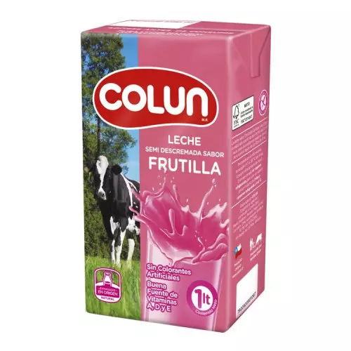 LECHE FRUTILLA 1LT COLUN