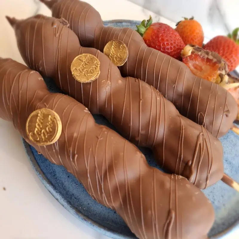 Espeto de Morango Gourmet