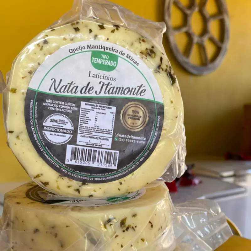 Parmesão temperado