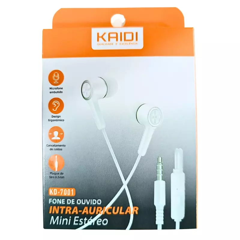FONE DE OUVIDO KAIDI KD-7001