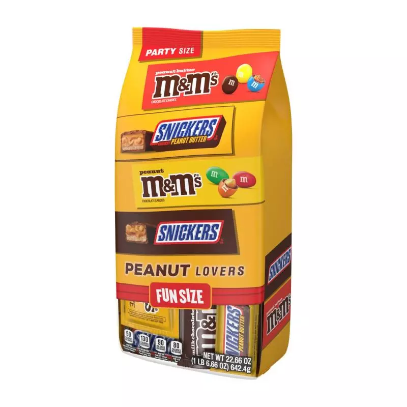 M&M peanut lovers fun size