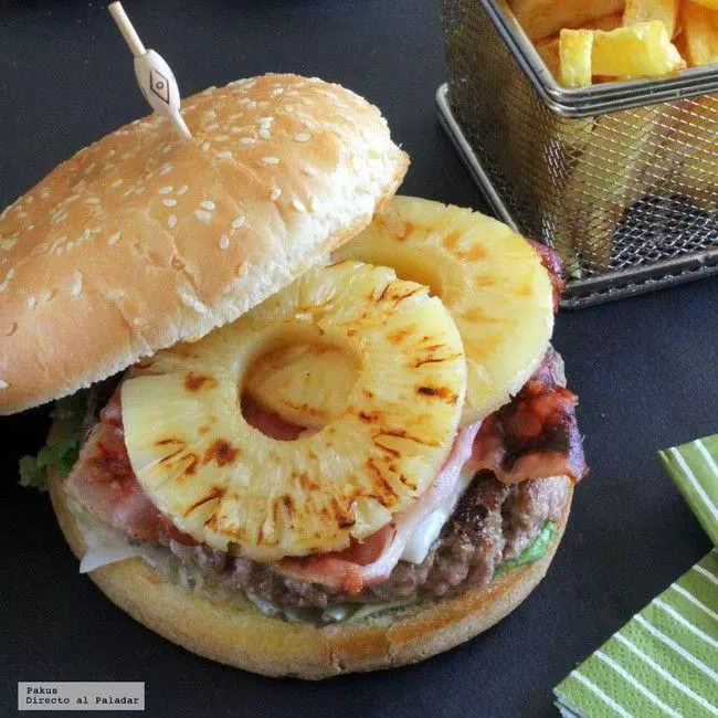 Hamburguesa Hawaina