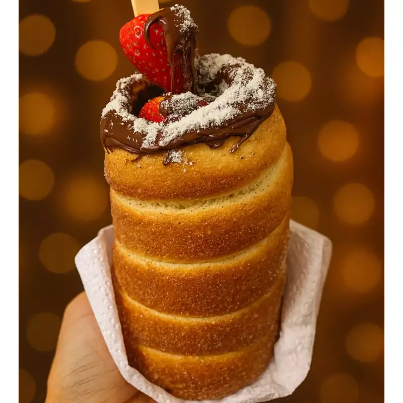 Trudel Nutella + Ninho pó + Morango