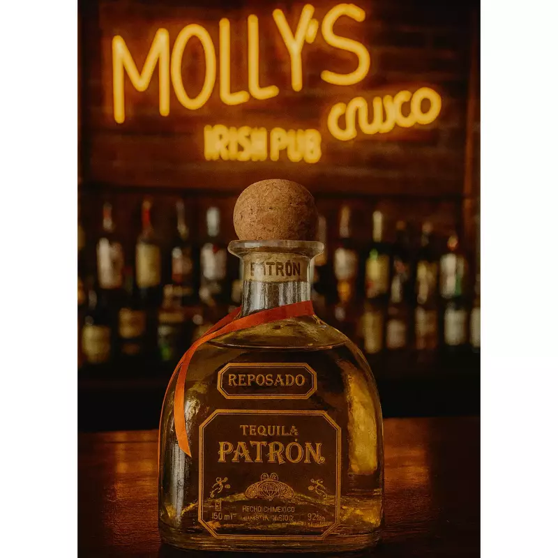 Tequila Patron Reposado.