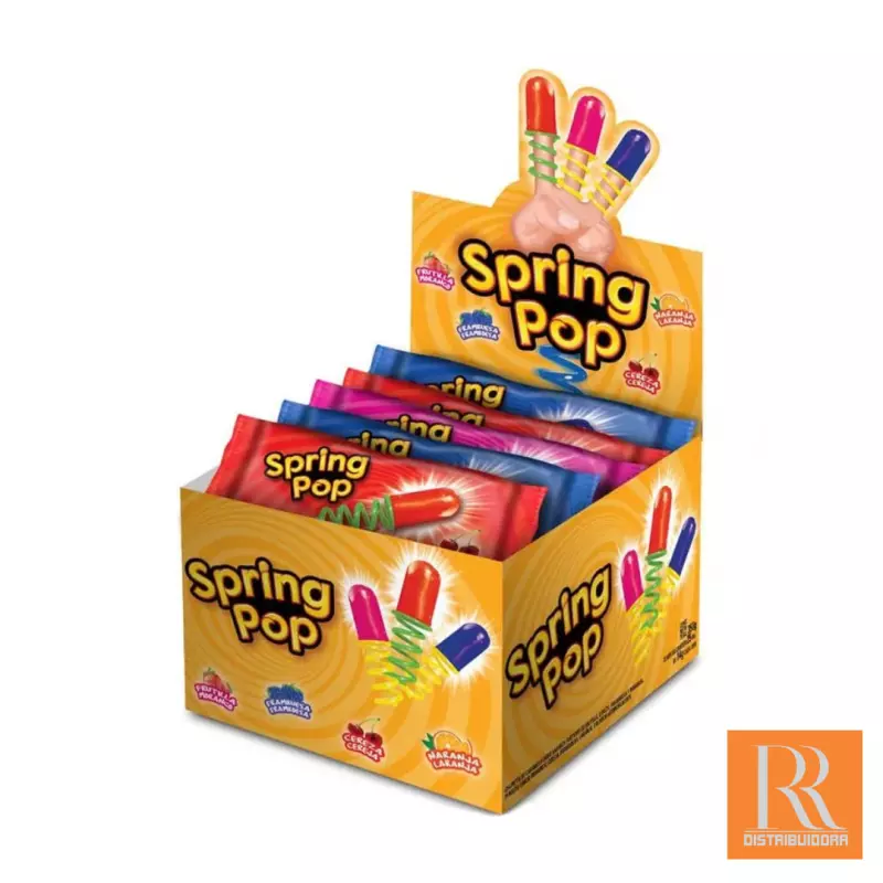 Pirulito Spring Pop Sortido c/25UN