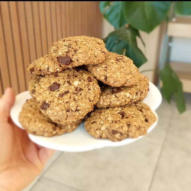 Cookies de avena y choco chips 🌿