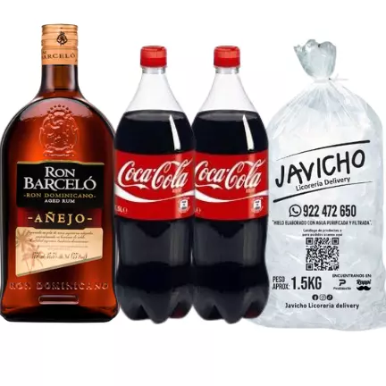 COMBO LAPIDA BARCELO AÑEJO 1.75LTS