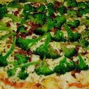PIZZA 1/2 BRÓCOLIS COM BACON