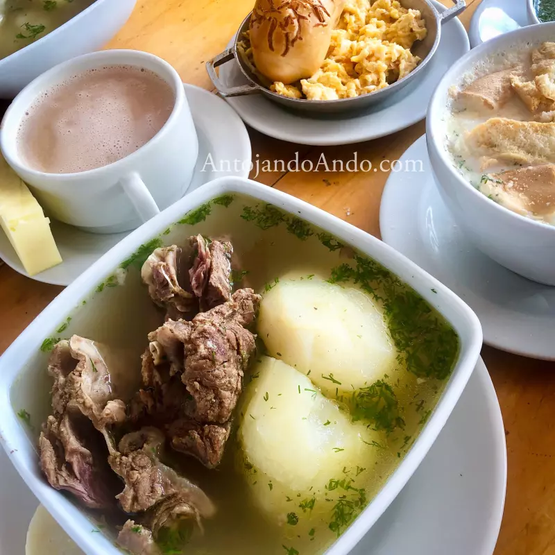 combo caldo de costilla