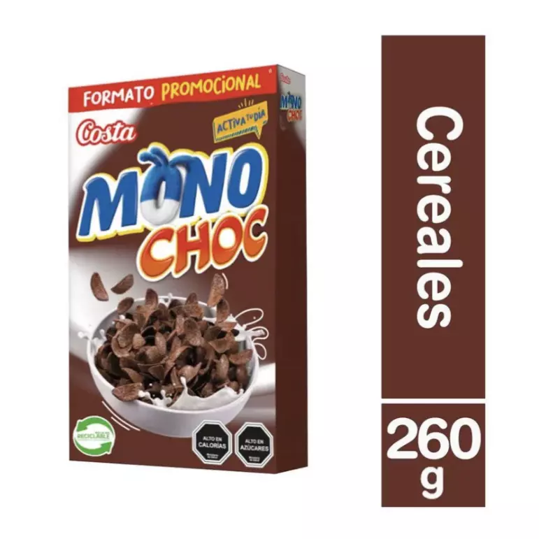 Cereal mono choc 260grs