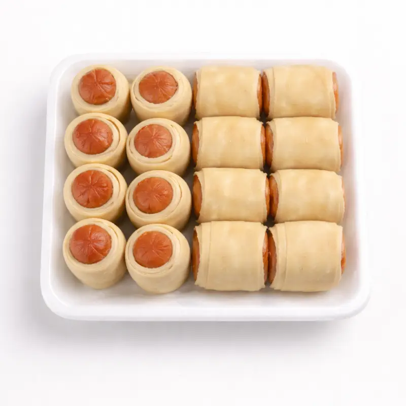 20 ROLLITOS DE SALCHICHA