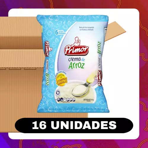 Bulto Primor Crema Arroz 450g