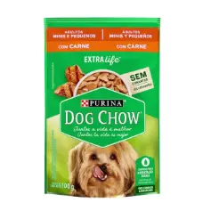 Dog Chow Carne Mini e Peq Sachê