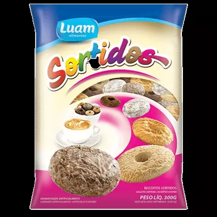 BISC LUAM ROSQUINHA SORTIDAS 300GR