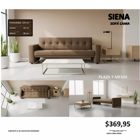 SIENA SOFA CAMA