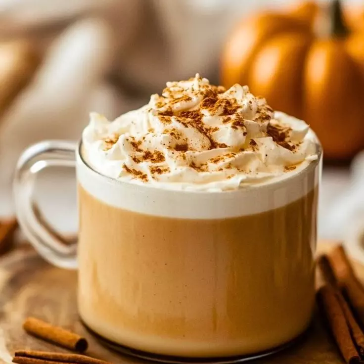 Pumpkin spice latte caliente