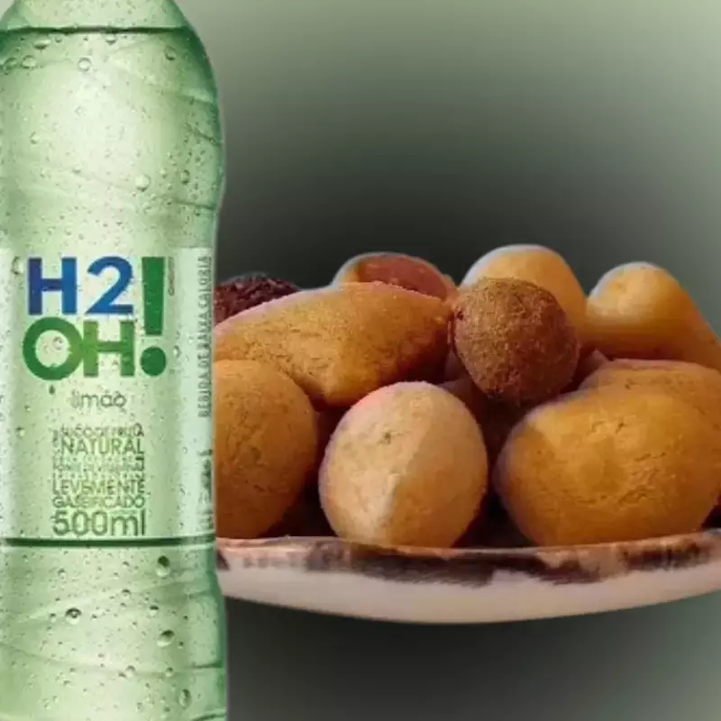 25 Salgados com 1 H2oh! 500ml