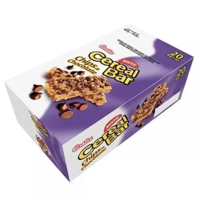 Cereal bar chips de chocolate 20unid